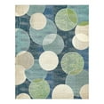 thumbnail image 3 of Unique Loom Chromatic Collection Area Rug - Seaside (8' x 10' Rectangle Navy Blue/Beige), 3 of 7