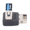 thumbnail image 1 of Type E USB3.2 90 Degree Adapter, 10Gbps Speed, Lossless Signal Transmission, Compact Design, Durable ABS Material, Compatible with Most Motherboards, 1 of 7