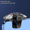thumbnail image 5 of Controlador de gatillo de juego para teléfono móvil portátil G22 para PUBG, botón de aleación L1R1 para disparo de objetivo, accesorios para juegos IOS y Android, 5 of 5