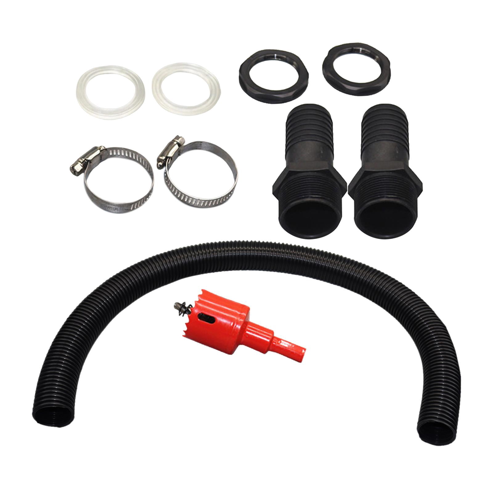Zxpjkyu Rain Barrel Link Connector Hose Connection Pipe Lightweight Water Collection for 2.5cm With Taper