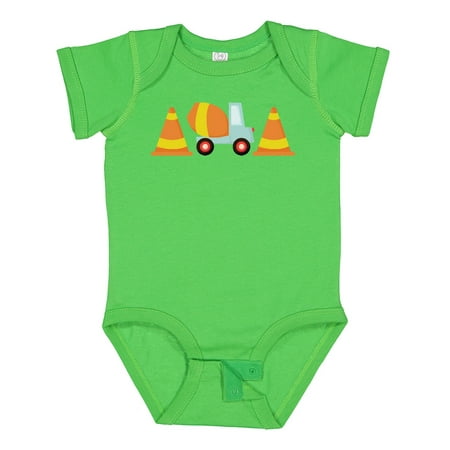 

Inktastic Cement Mixer Construction Gift Baby Boy Bodysuit