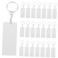 thumbnail image 6 of Masteelf 60pcs Clear Acrylic Keychain Blanks Rectangle Acrylic Keychain Blank Clear Keyring Blanks Transparent Keychain Pendants for DIY Projects Crafts, 6 of 8