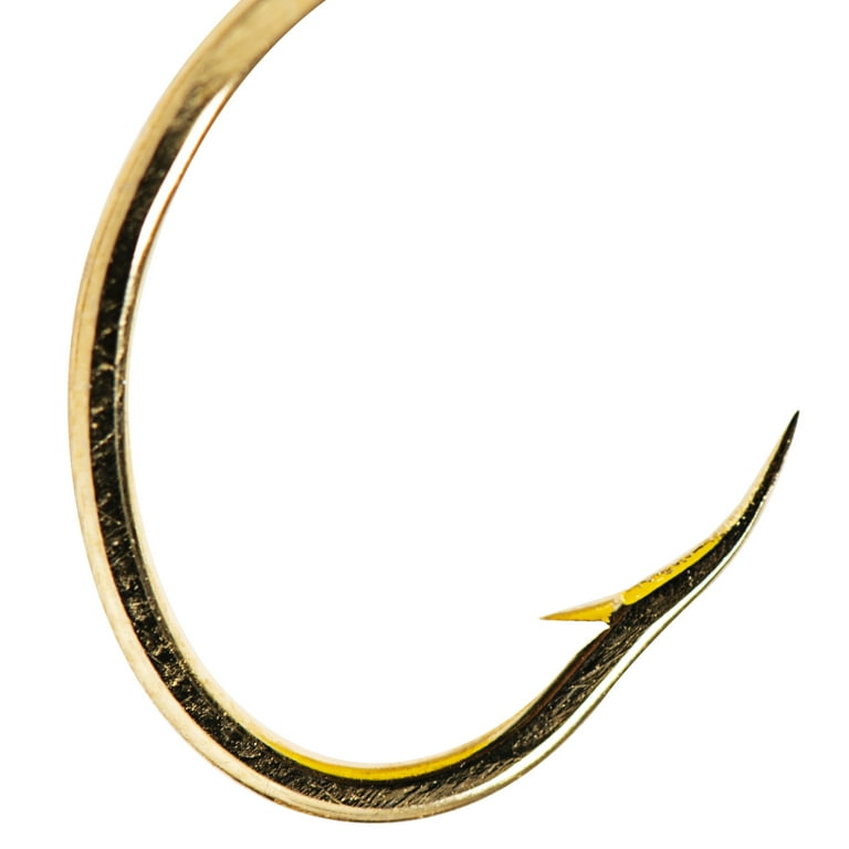 Mustad 3x Strong Reversed Eye Egg Hook (Gold) - Size: #2 10pc