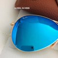 thumbnail image 4 of RB-Hip Hop-sunglasses FREE SHIPPING Aviator RB3025 Blue Lens Gold Frame, 4 of 5