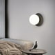 thumbnail image 4 of Lámpara de pared minimalista para mesita de noche, lámpara de pared de lujo para sala de estar, dormitorio, pasillo, escaleras de hotel, luz creativa, 4 of 5