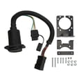 thumbnail image 2 of Trailer Tow Harness, 20135 7 Pin 4 Pin  Conductivity Hard Wearing Pure Copper Multi Plug Trailer Wiring Harness Multifunctional  For RVs, 2 of 8