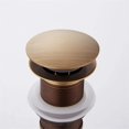 thumbnail image 3 of Tapón de desagüe de fregadero LIUYMXG válvula de drenaje de bronce universal sifón de lavabo 2 piezas, 3 of 5