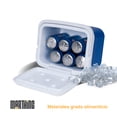 thumbnail image 4 of Hielera Portátil 5L Pequeña Profesional Conservador Camping Marthing Conservadora de Alta Resistencia para Alimentos y Bebidas ideal para Viajes, Playa, Camping, Picnic Azul y Blanco, 4 of 9