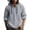 Grey, variant on Men’s Hooded Long Sleeve Cotton Linen Shirt Solid Color Casual Spring Autumn Top