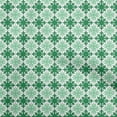 thumbnail image 1 of oneOone Polyester Spandex Green Fabric Asian Block Floral Craft Projects Decor Fabric Printed By The Yard 56 Inch Wide, 1 of 4