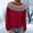 Red, variant on Tweang Fair Isle Sweater Women Wool Sweater Women Pattern Sweaters for Women Nordic Sweaters for Women Sweaters for Women Cable Knit Pullover Norway Sweater Beige L