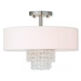 thumbnail image 1 of Livex Support de Plafond Carlisle en Nickel Brossé, 1 of 5