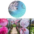 thumbnail image 6 of Classical Dance Parasol 32" Chinese Oiled Paper Umbrella for Village Scenery Style A, 6 of 7