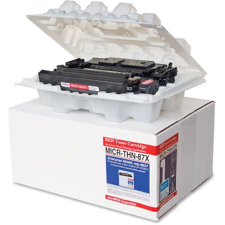 UPC: 0814006002759 | microMICR  MCMMICRTHN87X  MICR Toner Cartridge – Alternative for HP 87X  1 Each