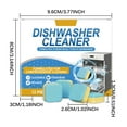 thumbnail image 3 of Taicans 12-Pack Dishwasher Cleaner Tablets,Effervescent Degreasing & Descaling Tabs for All Dishwasher Machines,Septic Safe,Phosphate Free,Removes Limescale & Grease,Fresh Scent,Individually Wrapped, 3 of 8