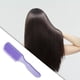 thumbnail image 3 of Peluquería el cabello forma forma forma Luz cómoda, ador de material cuero cabelludo antinudos para cabello y corto , púrpura Violeta Yinane Peine de masaje de peluquería, 3 of 8