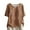 Brown, variant on TKLPEHG Womens Short Sleeve Shirts Crew Neck Button Shirt Comfy Summer Clothes Solid Color Lightweight Loose Short Sleeve T Shirt Casual Fashion Blouses (Brown,M)