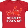 thumbnail image 4 of Inktastic My Pappy Loves Me Grandchild Beach Crab Boys Baby Bodysuit, 4 of 5