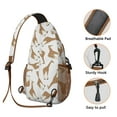 thumbnail image 3 of Giraffe-Print Heritage Backpack - Vintage-Inspired with Modern Organizational Features, 3 of 6