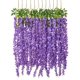thumbnail image 1 of Seda artificial Wisteria Vine Ratta seda colgante flor boda decoración, 12 piezas Sincero Hogar, 1 of 4