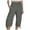 Dark Gray, variant on vigerkar Womens Wide Leg Capri Pants Loose Drawstring Comfy Lounge Trousers Summer 7/8 Pant with Pockets Khaki, M