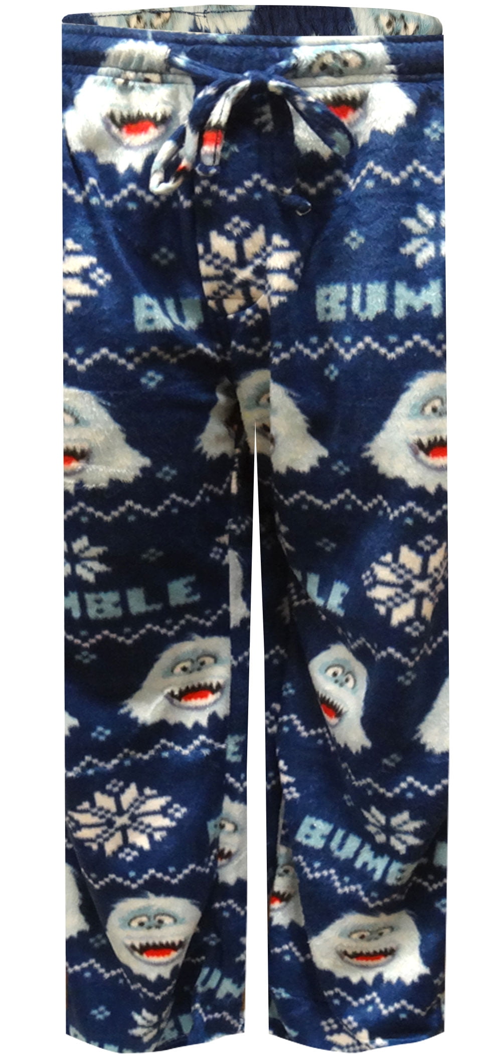 new mens fleece bumble rudolph the red nosed reindeer sleep lounge pants.