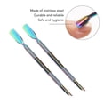 thumbnail image 4 of Cuticle Trimmer Remover Pusher,  2pcs Cuticle Remover Stainless Steel Remove Dead Skin  for Family, 4 of 8