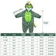 thumbnail image 6 of Kids Dinosaur Costume, Animal Onesie Pajamas Cartoon Romper Boy Girl Outfit for Baby Toddler Halloween, 6 of 7