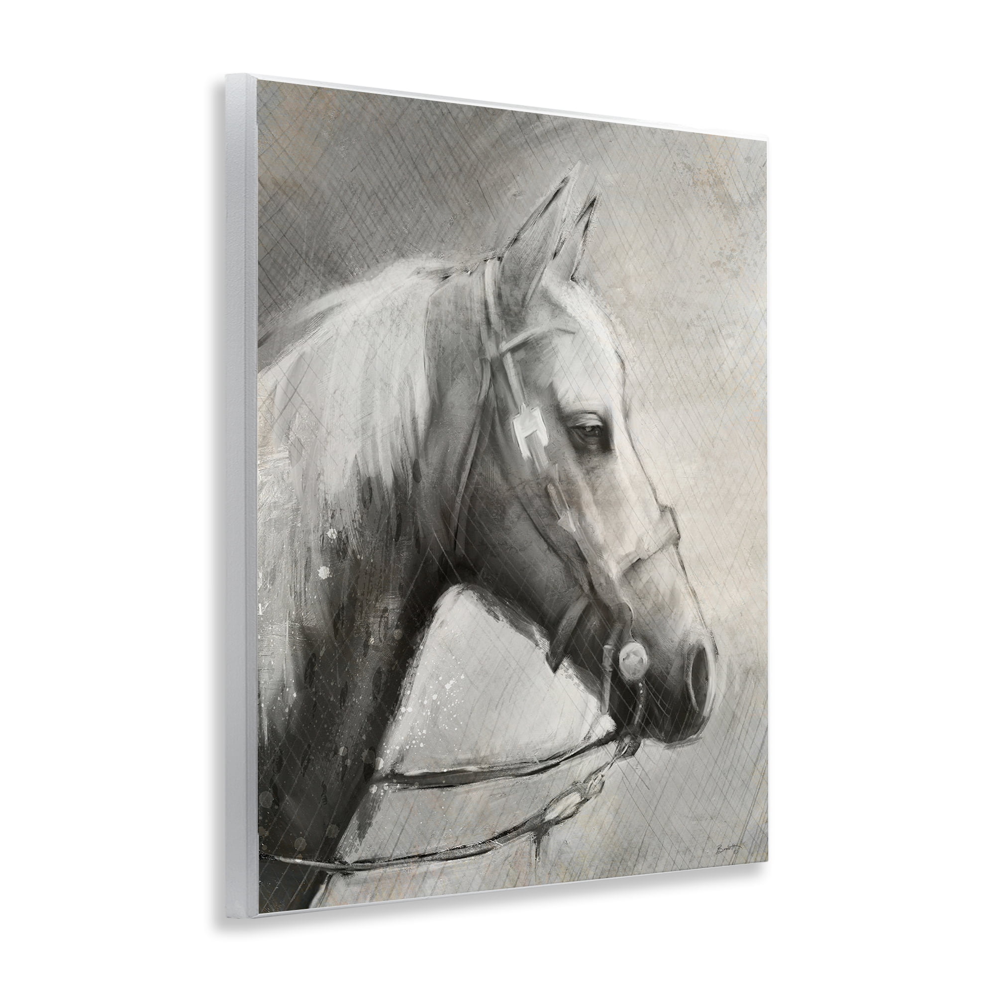Stupell Industries Modern Ranch Horse Wall Plaque Art, design by Chad Barrett