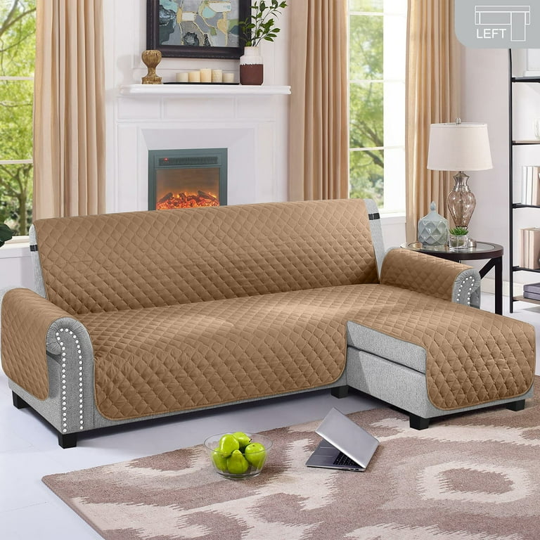 Slipcover for sofa with chaise lounge deals