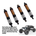 thumbnail image 4 of RC Damper Set, 90mm Accuracy Fit High Strength RC Car Shock Absorbers with 8 Spare Springs for 1/10 Scale Models Gold,Ti Color, 4 of 7