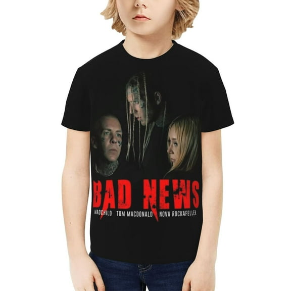Tom Macdonald Kids T-Shirt 3d Printed Graphic T-Shirts Boys And Girls Short Sleeve Shirts For Youth Kids X-Small