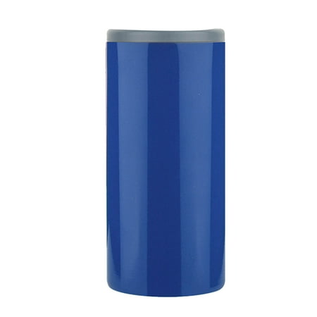

wendunide Glass&Bottle Stainless Steel Insulated Slim Can Cooler For 12Oz Double-walled Vacuum Stainless Steel Can Cooler Holder Thermos Cup Dark blue