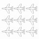 thumbnail image 5 of 10 Clips De Papel Con Forma De Avión, Clips De Acero Inoxidable Para Organización De Documentos, Suministros De Papelería, 5 of 7