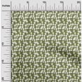 thumbnail image 2 of oneOone Cotton Cambric Forest Green Fabric Geometrical Dress Material Fabric Print Fabric By The Yard 56 Inch Wide, 2 of 5