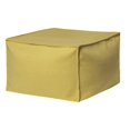 thumbnail image 1 of Gouchee Home Loft Felt Ottoman Pouf – Mustard Faux Felt Bean Bag Footstool with Polystyrene Bead Filling, Removable Shell & Machine Washable for Living Room or Office, 1 of 6