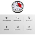 thumbnail image 4 of Kitchen Timer, Chef Cooking Timer Clock with Loud Alarm, Mechanical - Magnetic Backing, No Batteries Required, Delicate Matte Body, 4 of 5