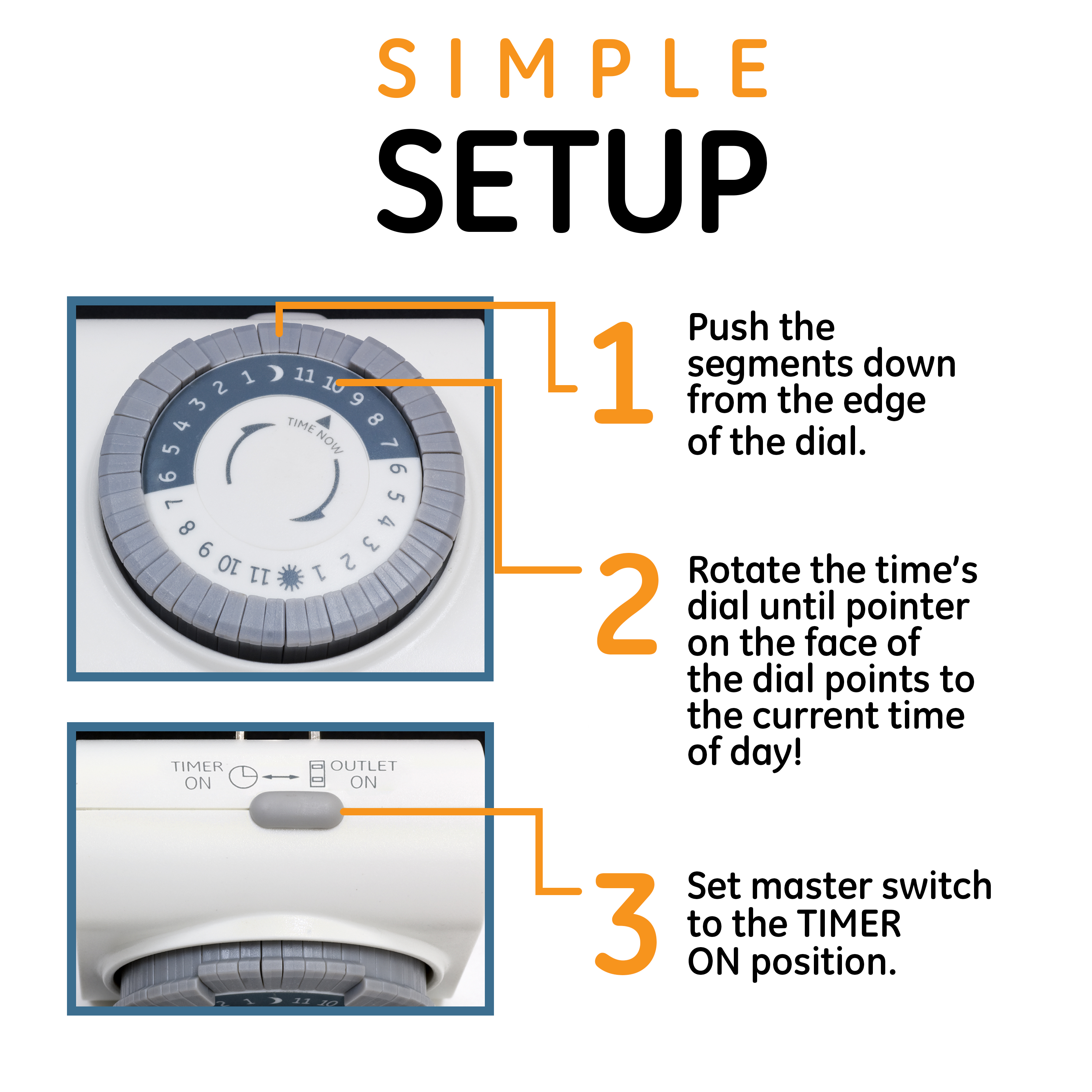GE 24-Hour Heavy Duty Plug-In Timer with 2 Outlets photo 4