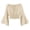Beige, variant on YunPes Girls Vintage Court Shirts Bell Sleeve Off the Shoulder Crop Blouses Tween Renaissance Costume Elegant Tunic Tops