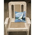 thumbnail image 2 of Two and a Sailboat Fabric Decorative Pillow, 2 of 4