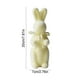 thumbnail image 3 of Conejito de Pascua de espuma simulada, decoración para la mesa de la sala de estar, lindas decoraciones, regalos para festivales, decoraciones de conejo de Pascua, 3 of 5