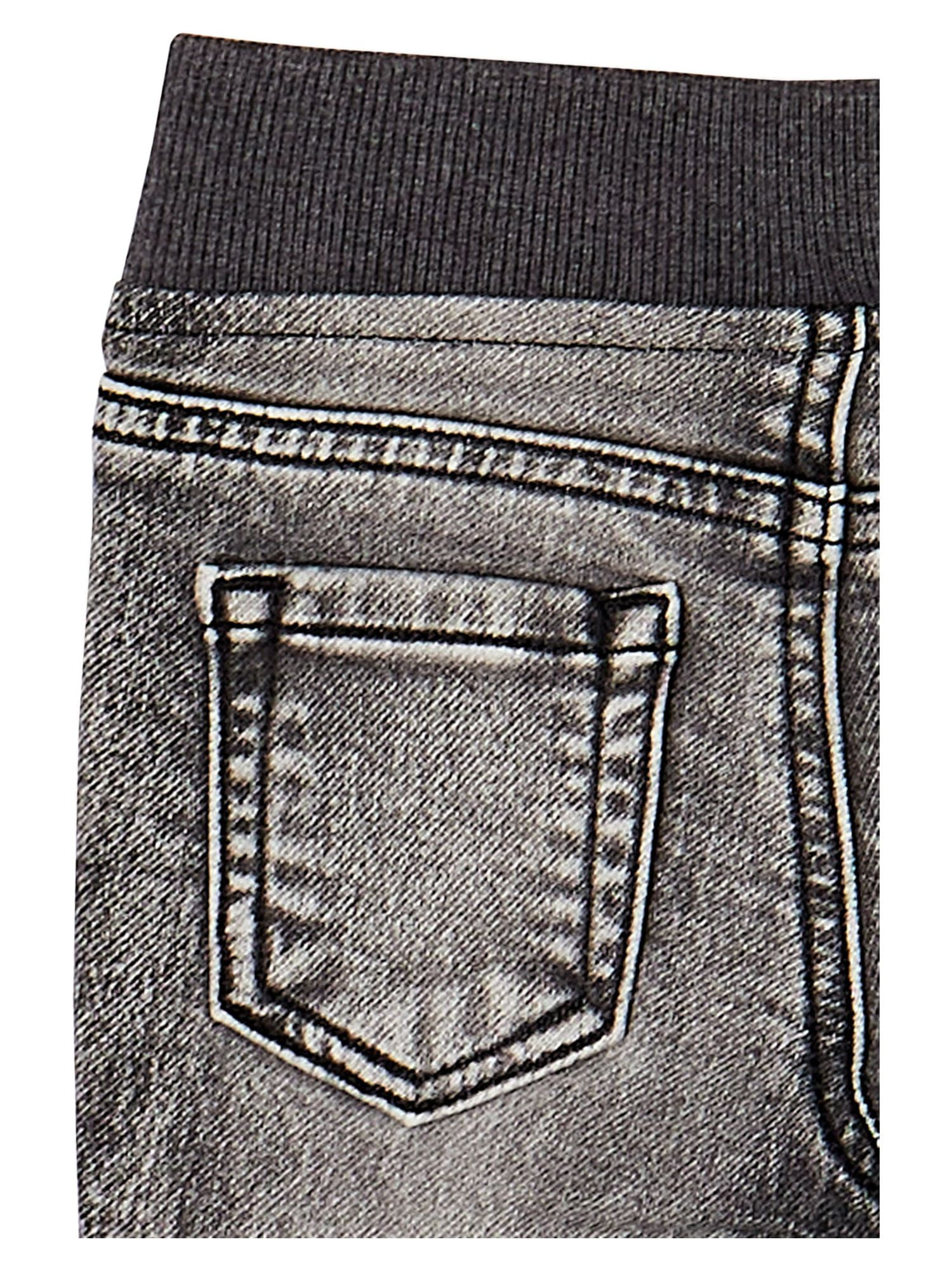 Wonder Nation Toddler Boy's Knit Denim Jeans, Sizes 12M-5T