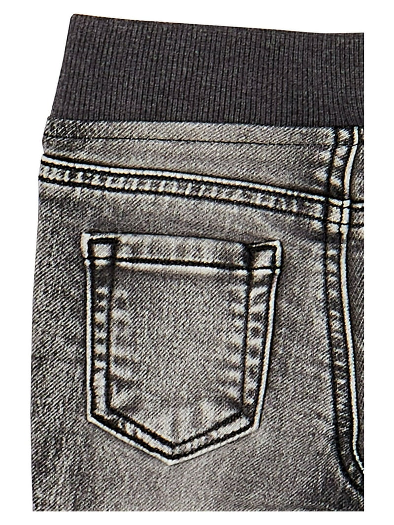 Wonder Nation Toddler Boy's Knit Denim Jeans, Sizes 12M-5T