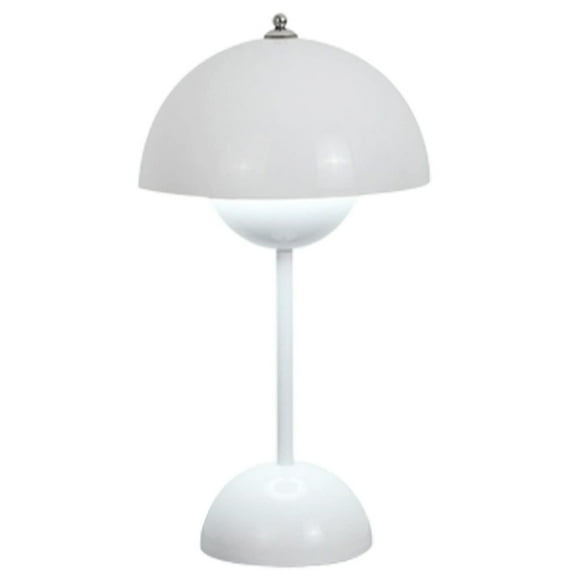 Modern Mushroom Table Lamp Mushroom Desk Lamp Retro LED Mid Century Table Lamp with Dome Shade Nordic Minimalist Beside Reading Lamp for Bedroom Study Office