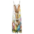 thumbnail image 4 of Easter Bunnies Rabbits Sleeveless Dress Woman Fashion Long Dresses Women's Summer Suit Dress Summer 2025 Women, 4 of 7