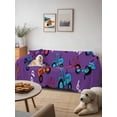 thumbnail image 6 of Cartoon Tractor Couch Cover for 2 Cushion Sofa, Cute Beep Car Digger Shovel Truck Purple Washable Loveseat Sofa Covers Slipcover for Sectional Sofas L-Shaped, Couch Throw Cover 71"x118", 6 of 9