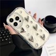 thumbnail image 4 of Ins Sliver Love Glitter Diamond Soft Silicone Phone Case For iPhone 15 11 13 12 14 Pro Max X XR XS Camera Protective Back Cover, 4 of 4