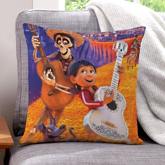 YOUYONGZHI COCO Dream-themed plush velvet Pillow Cover Case Gifts Pillowcase Home Decorative Throw Cushion Birthday Present Fans Lover