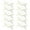 White, variant on AYYUFE 10Pcs Golden Border Envelope V Flap Quick Seal Vintage Luxury Office Check Letter Mailing Birthday Greeting Graduation Wedding Parties Invitation Envelope Kit