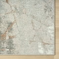 thumbnail image 6 of Ox Bay Bethany 2'6" x 8' Beige/Gray Abstract Durable Indoor Area Rug, 6 of 10